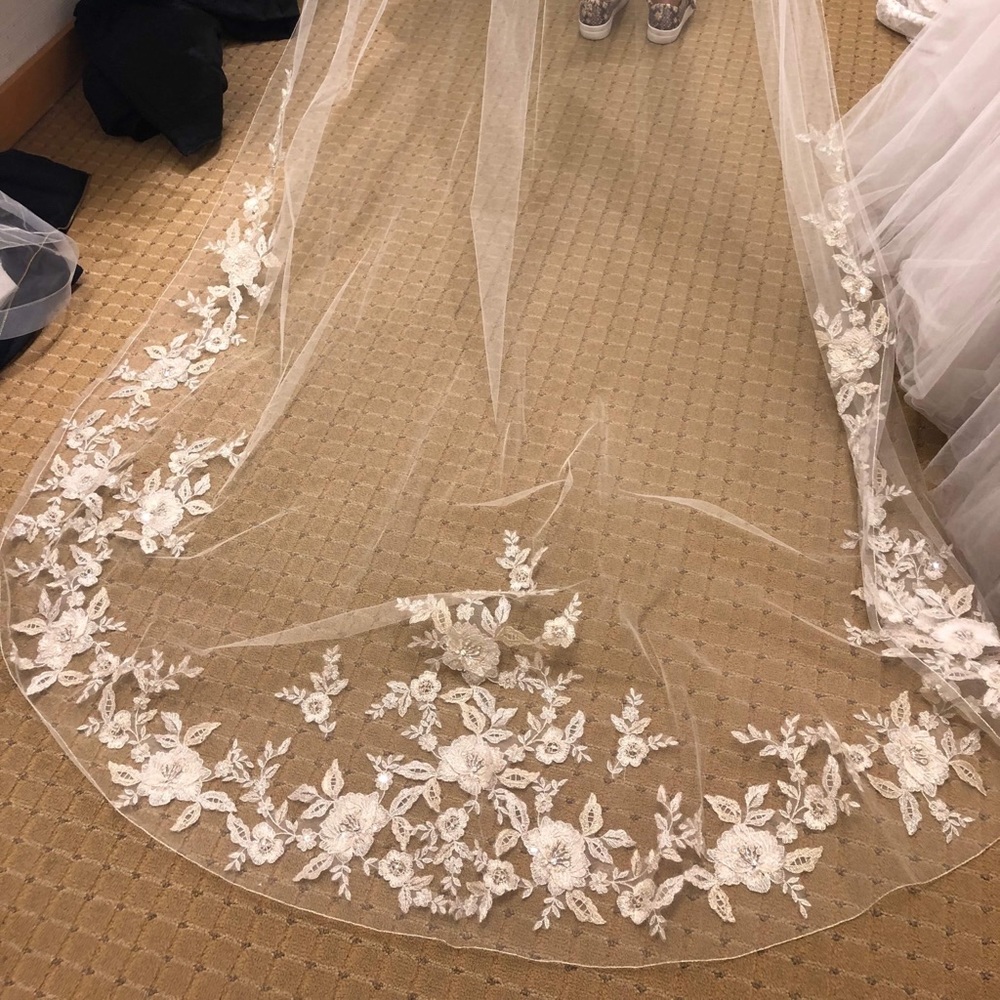 Elena Designs Cathedral Wedding Veil